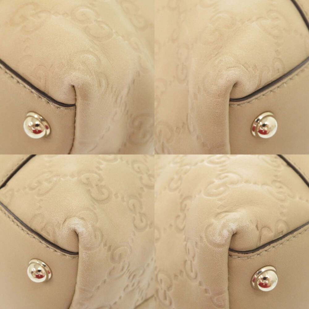 GUCCI Cream Leather Tote Bag - Picture 4 of 10